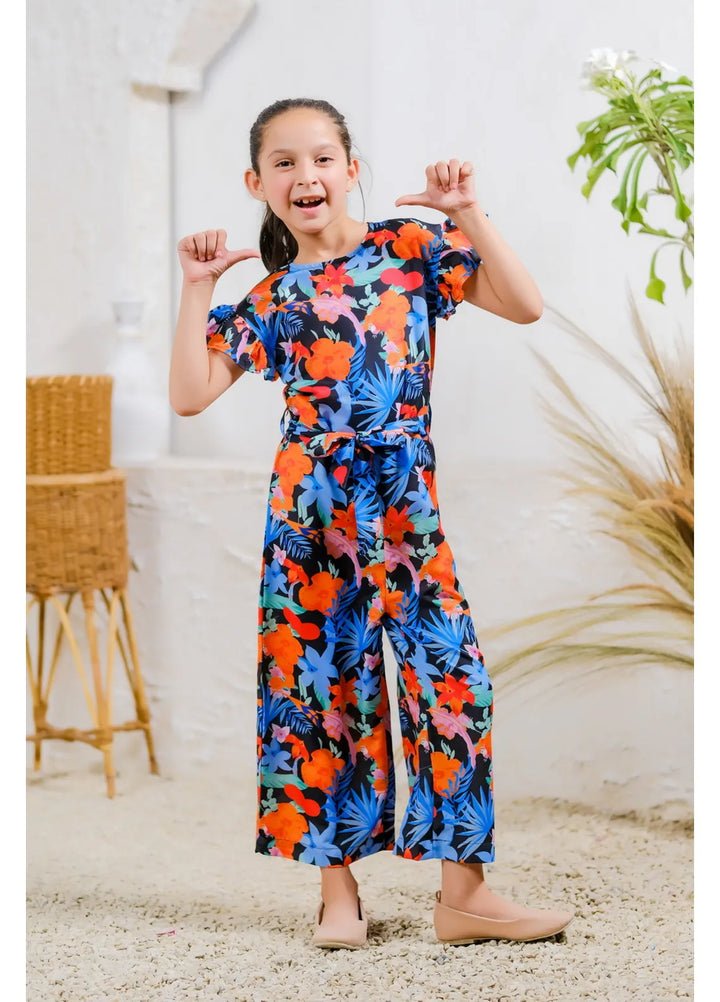 Sprinkles Pret Casual Mix Cotton Jumpsuit Midnight Tropics