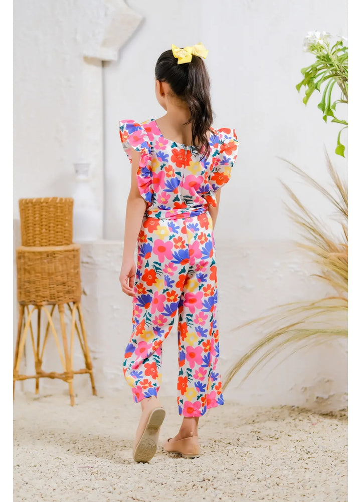 Sprinkles Pret Casual Mix Cotton Jumpsuit Sunny Blossoms