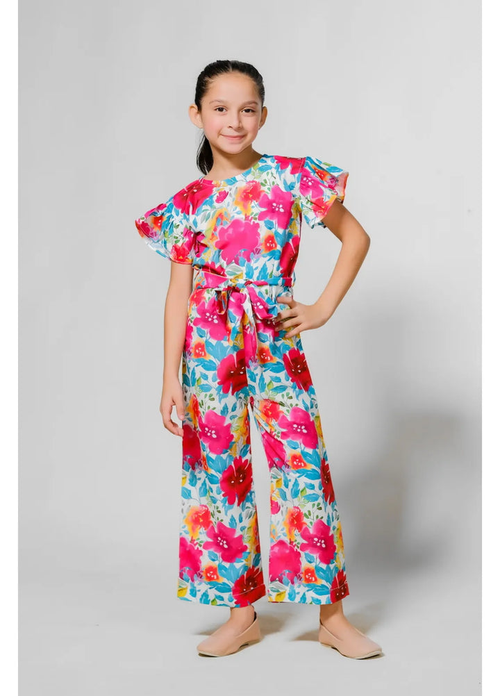 Sprinkles Pret Casual Mix Cotton Jumpsuit Vibrant Garden