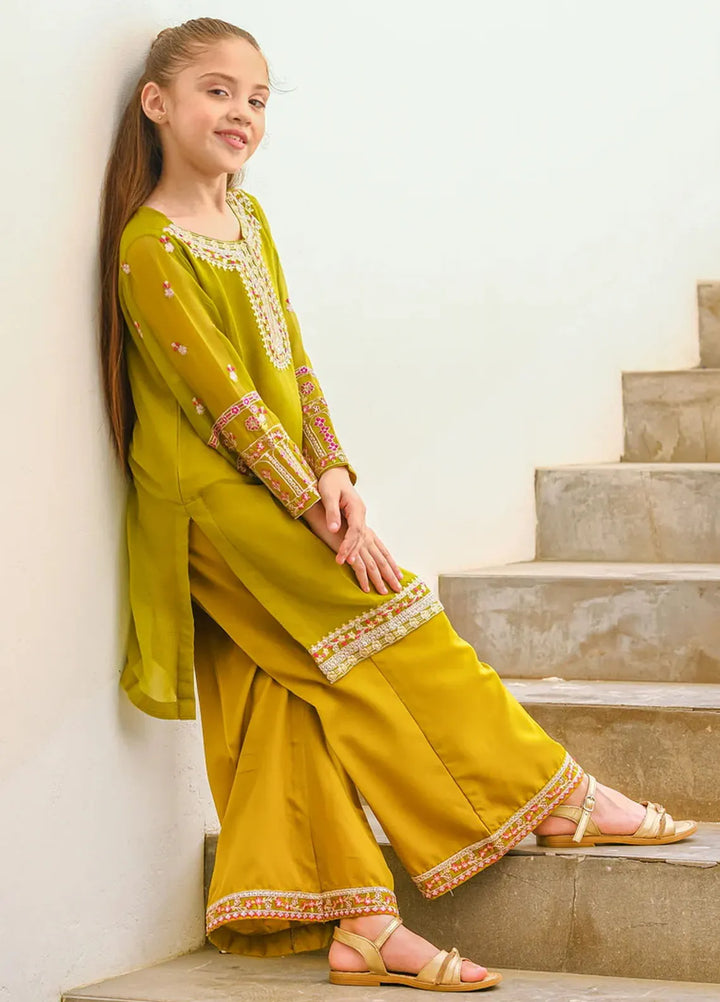 Sprinkles Pret Embroidered Chiffon 2 Piece Suit Anaya
