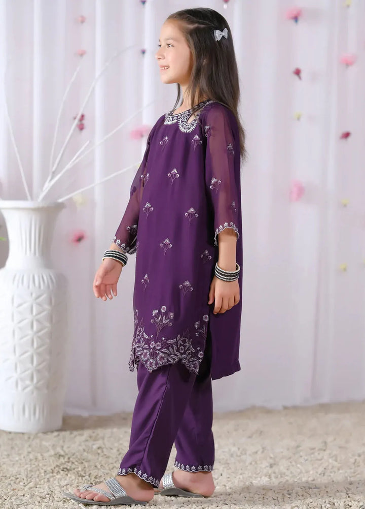 Sprinkles Pret Embroidered Chiffon 2 Piece Suit Layla