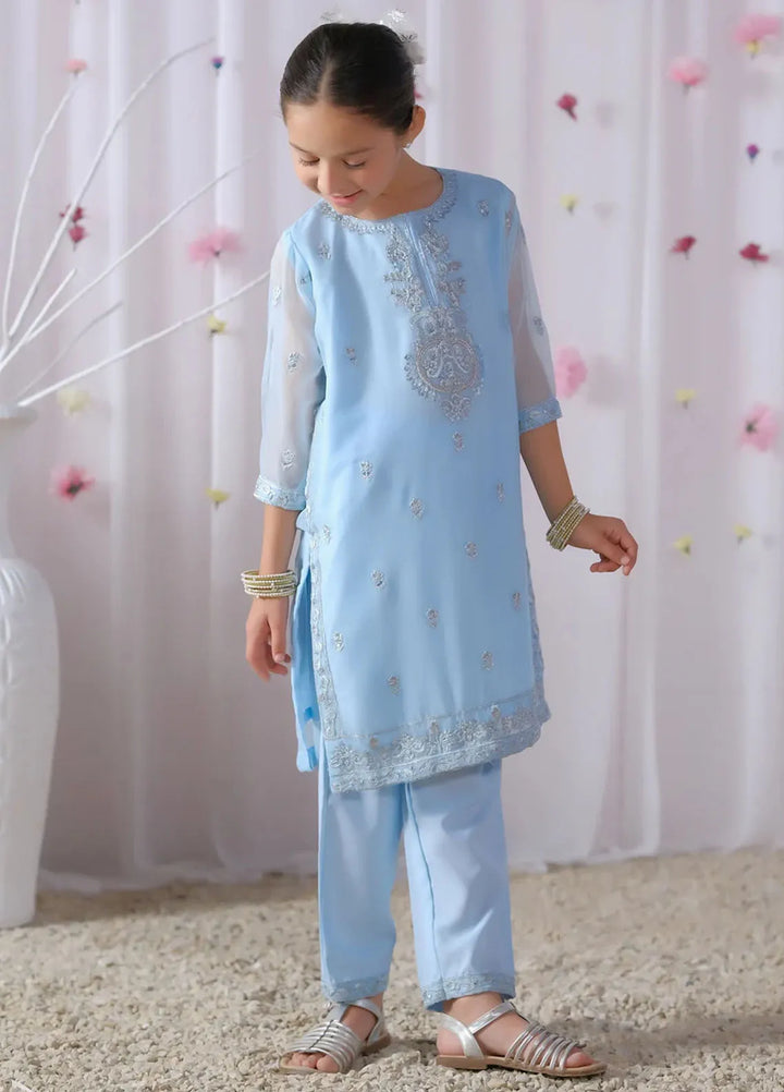 Sprinkles Pret Embroidered Chiffon 2 Piece Suit Urooj