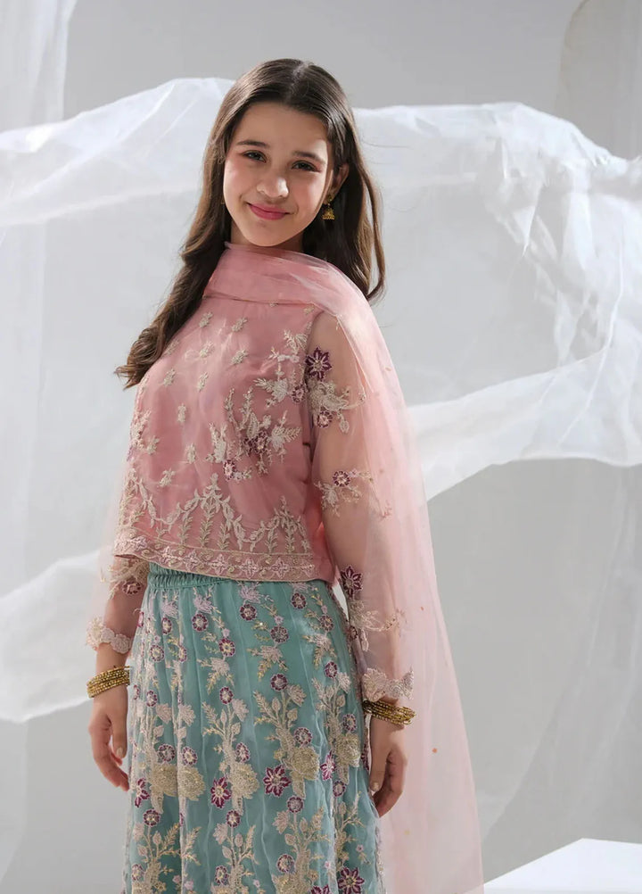 Sprinkles Pret Embroidered Net 3 Piece Suit Sahar