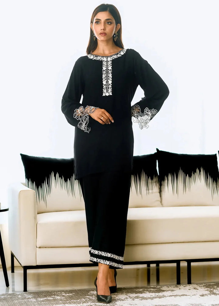 Sprinkles Pret Printed Cotton 2 Piece Suit Noir Elegance