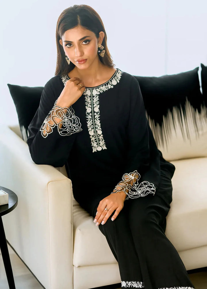 Sprinkles Pret Printed Cotton 2 Piece Suit Noir Elegance