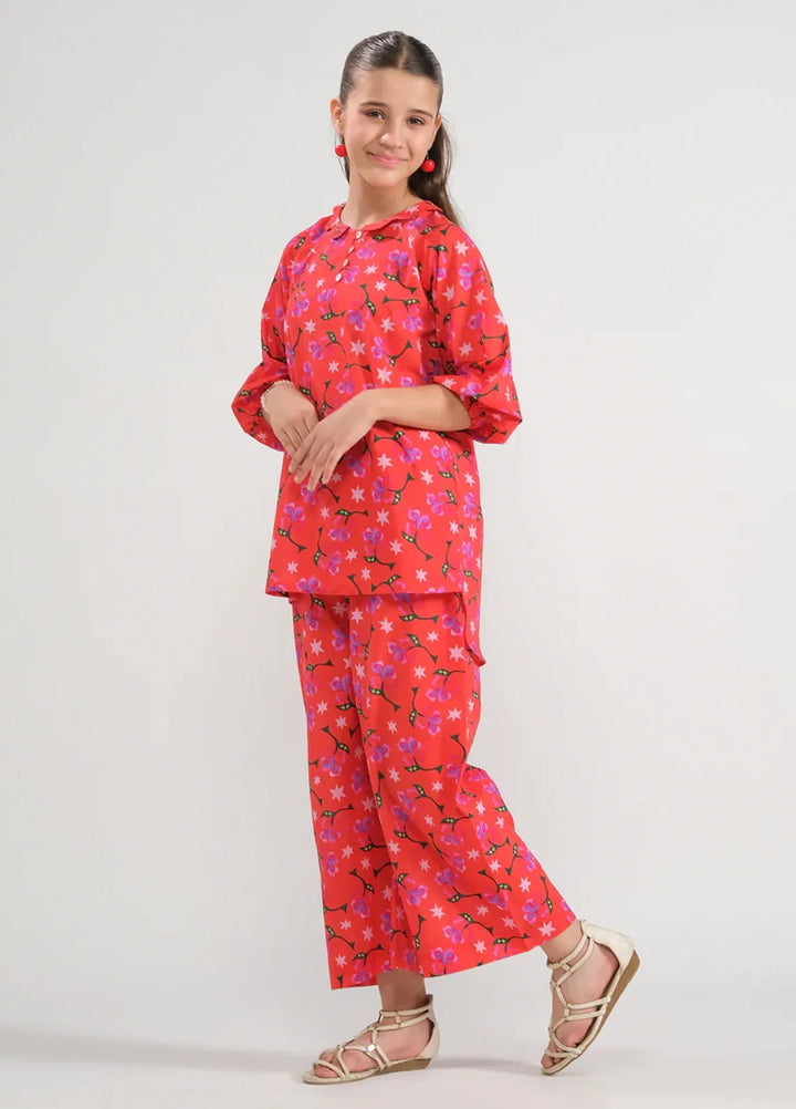 Sprinkles Pret Printed Cotton 2 Piece Suit SPDR655 Cherry Blossom