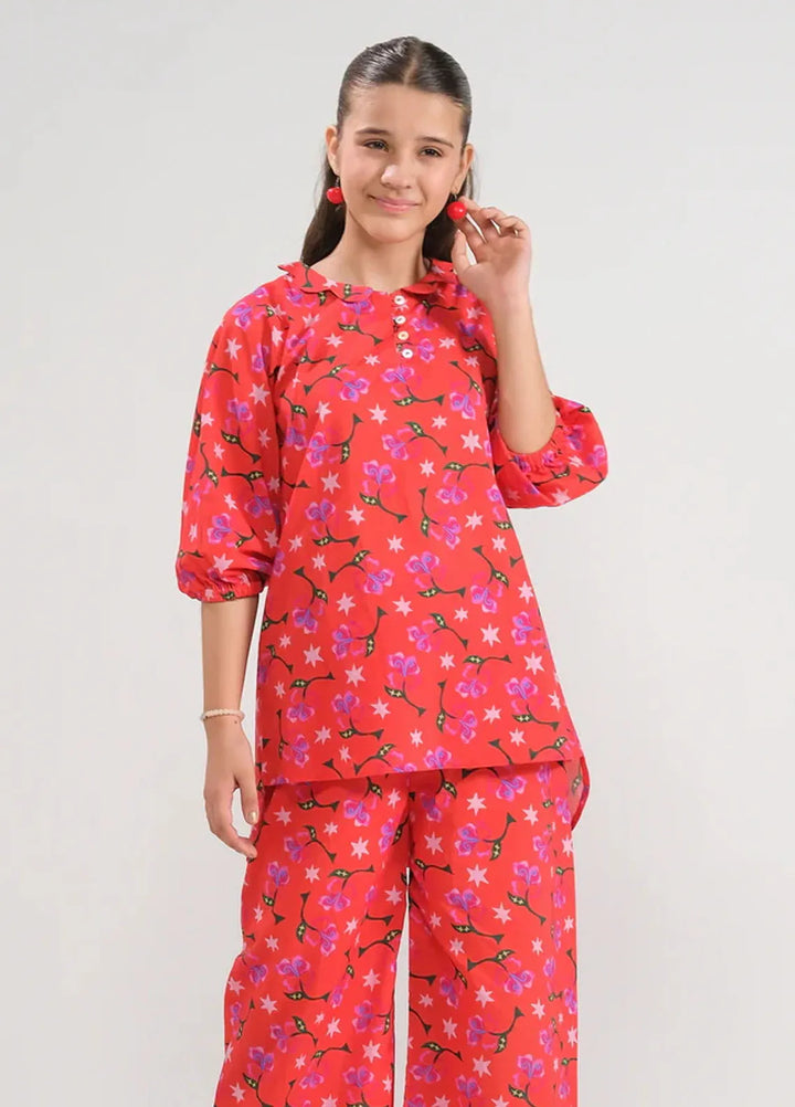 Sprinkles Pret Printed Cotton 2 Piece Suit SPDR655 Cherry Blossom