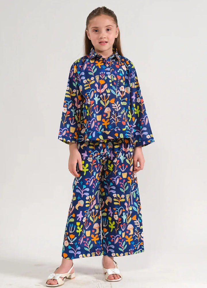 Sprinkles Pret Printed Cotton 2 Piece Suit SPDR664 Floral Nocturne