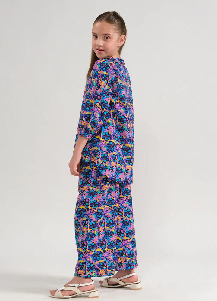 Sprinkles Pret Printed Cotton 2 Piece Suit SPDR667 Twilight Petals