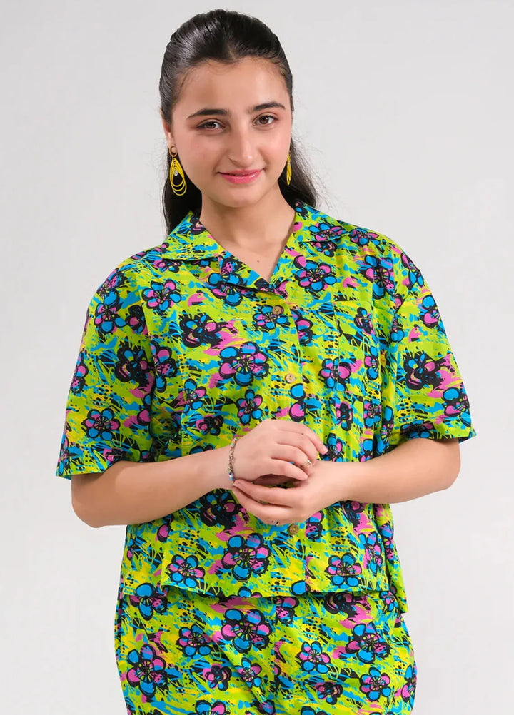 Sprinkles Pret Printed Cotton 2 Piece Suit SPDR669 Neon Paradise