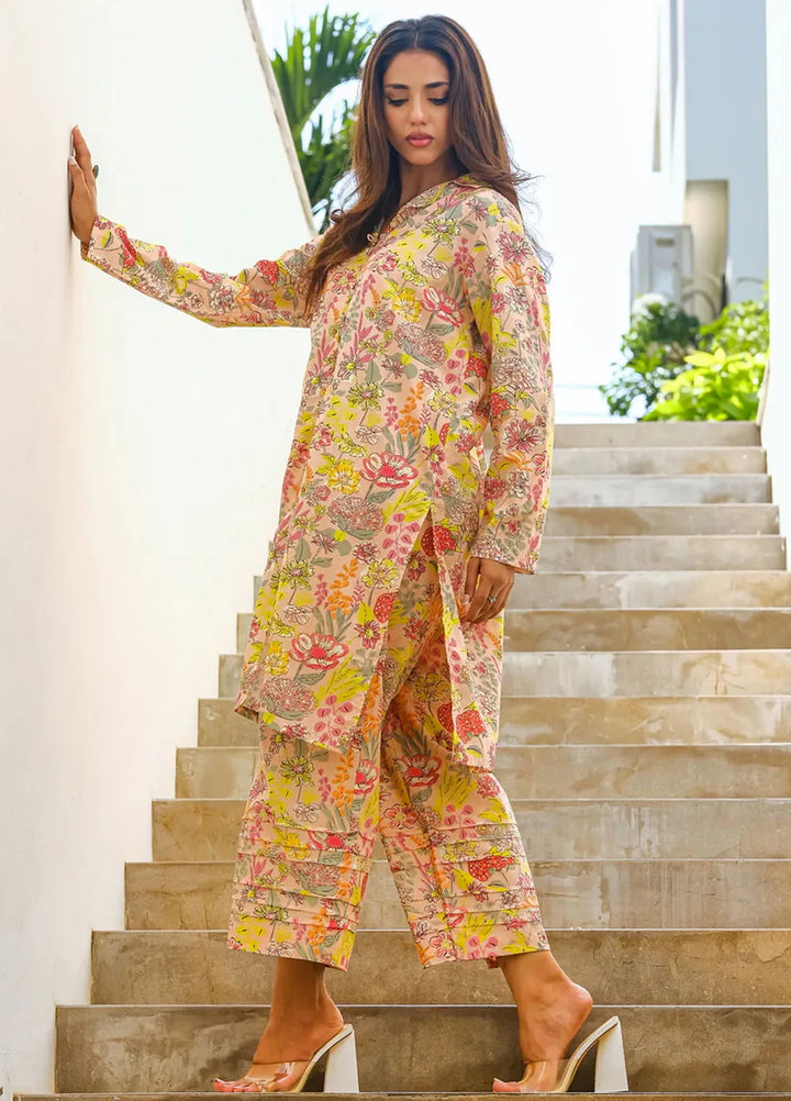 Sprinkles Pret Printed Lawn 2 Piece Suit Blush