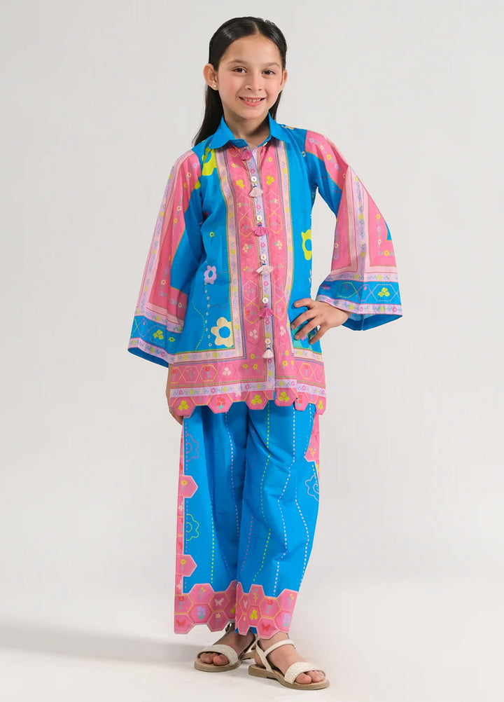 Sprinkles Pret Printed Poly Lawn 2 Piece Suit Bright Blooms