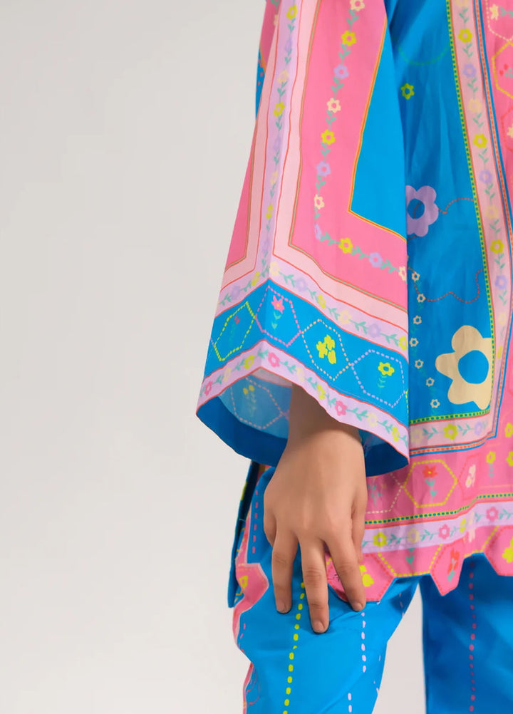 Sprinkles Pret Printed Poly Lawn 2 Piece Suit Bright Blooms