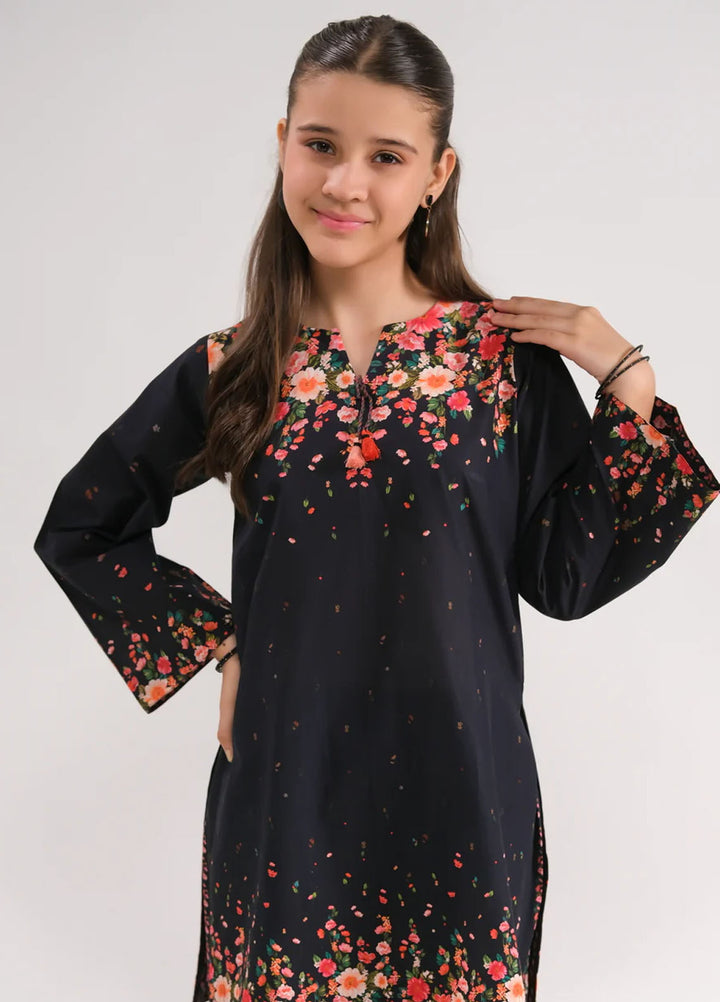 Sprinkles Pret Printed Poly Lawn 2 Piece Suit Elegance in Black