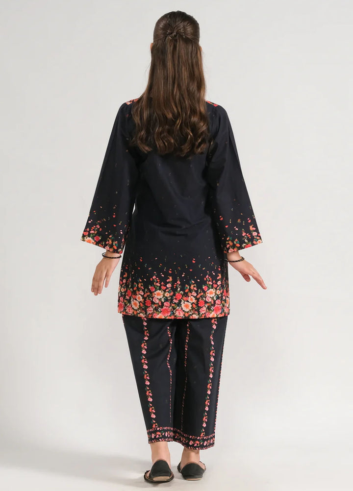 Sprinkles Pret Printed Poly Lawn 2 Piece Suit Elegance in Black