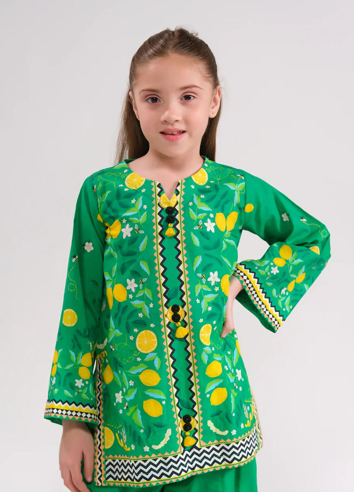 Sprinkles Pret Printed Poly Lawn 2 Piece Suit Lemonade Delight