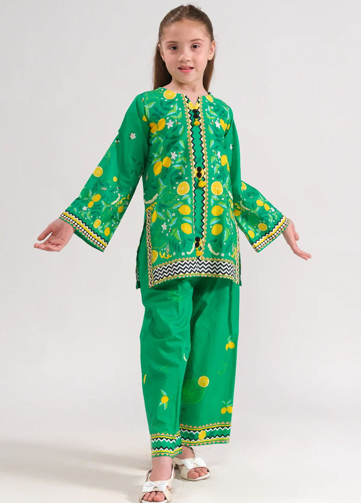 Sprinkles Pret Printed Poly Lawn 2 Piece Suit Lemonade Delight