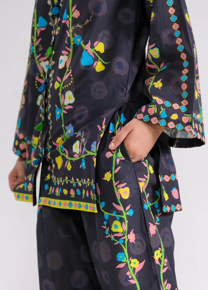 Sprinkles Pret Printed Poly Lawn 2 Piece Suit Midnight Flora
