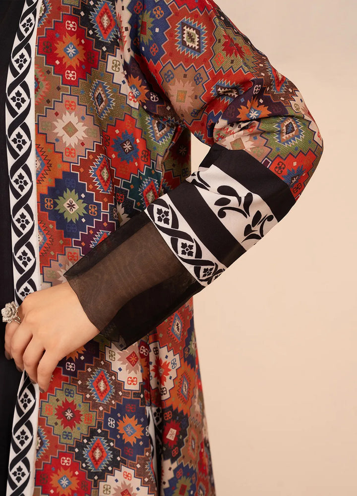 Stitch Vibes Pret Printed Crepe 1 Piece Suit Geometric Shrug