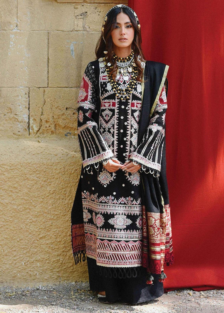 Qalamkar Pret Embroidered Karandi 3 Piece Dress QLM22SLP K-02 Haram