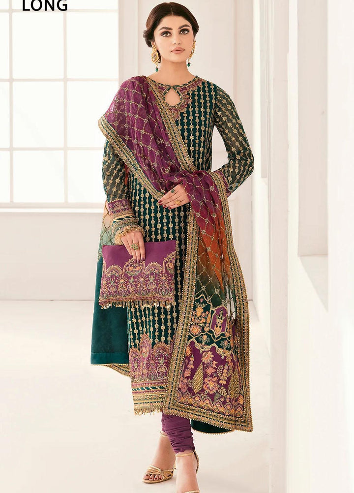 Baroque Pret Embroidered Chiffon 3 Piece Dress BQU-CH11-D06-P