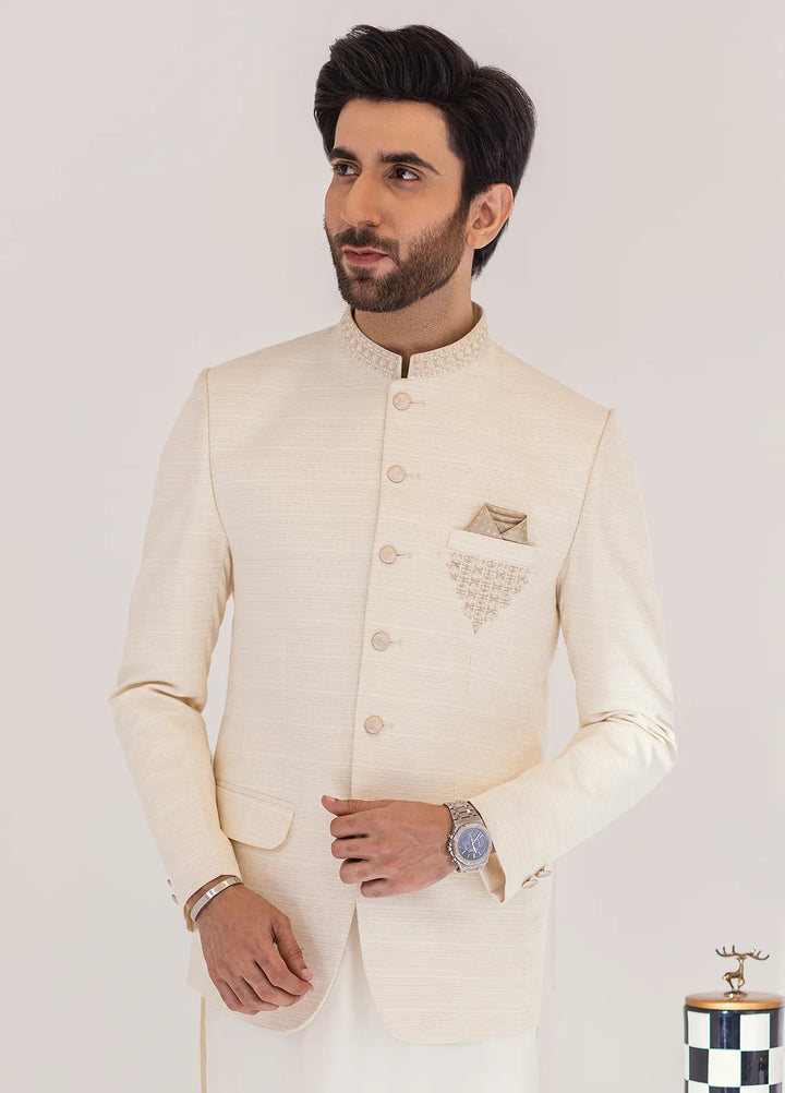 Stylish Embroidered Men Fancy Prince Coat - PC-381
