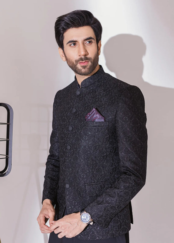 Stylish Embroidered Men Maysori Prince Coat - PC-377