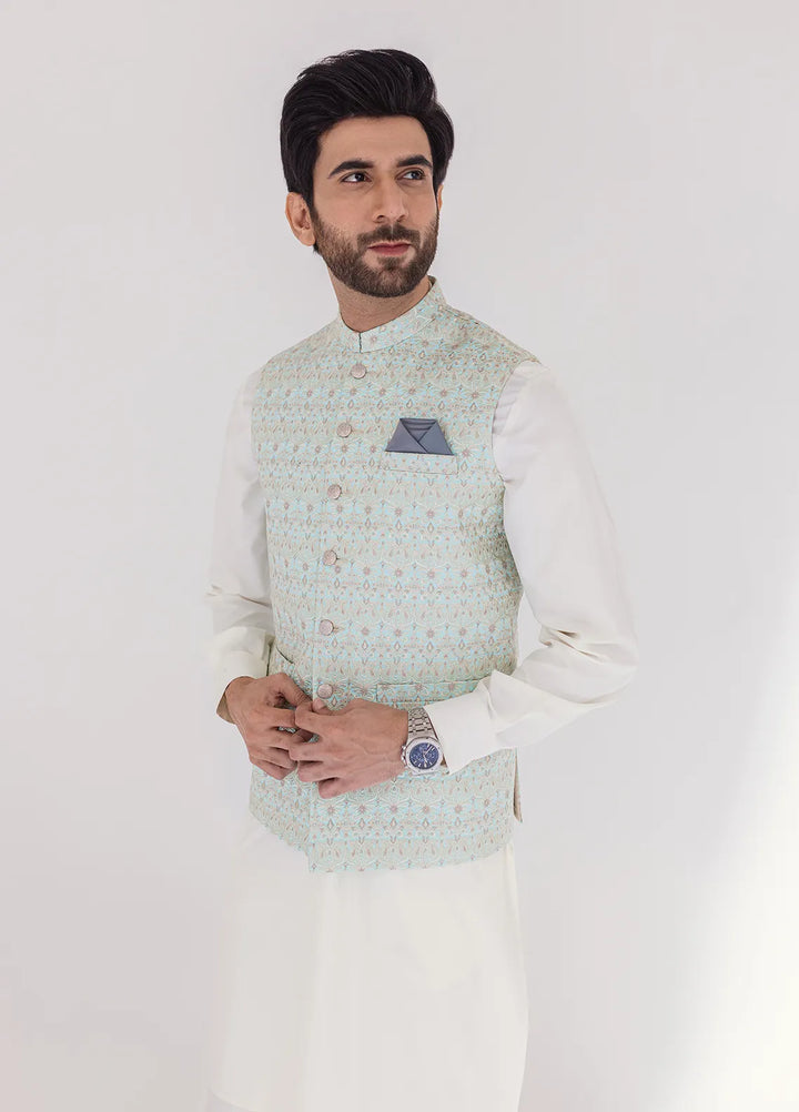 Stylish Embroidered Men Maysori Waistcoat - W-1991