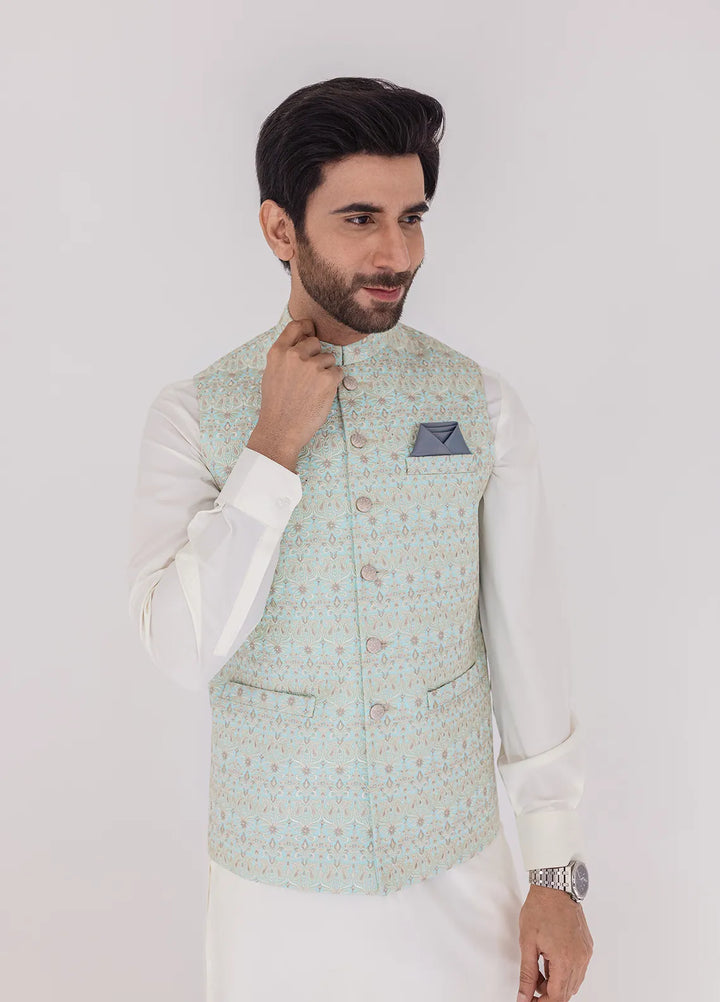 Stylish Embroidered Men Maysori Waistcoat - W-1991