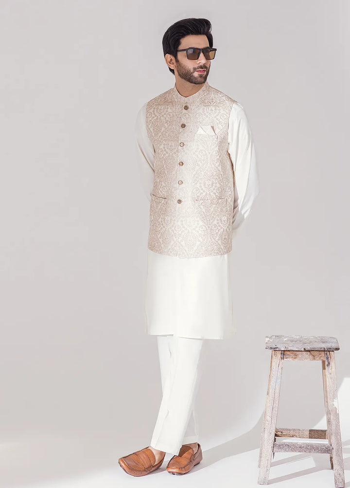 Stylish Embroidered Men Maysori Waistcoat - W-1996