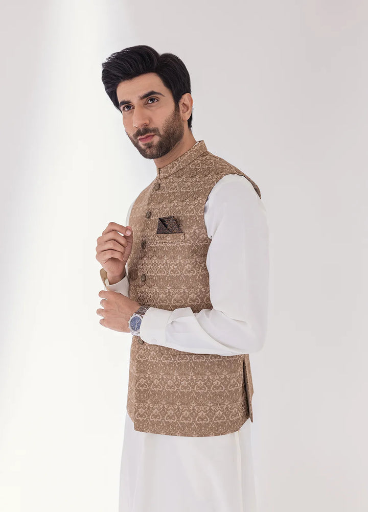 Stylish Embroidered Men Maysori Waistcoat - W-1999