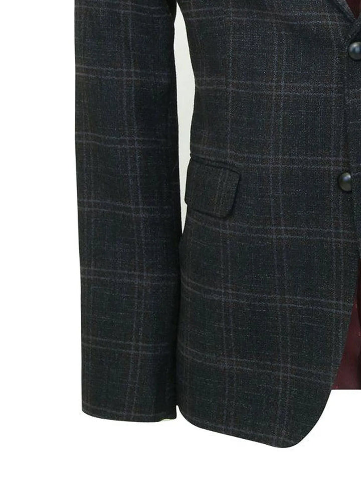 Stylish Garments Checkered Mens Coat - CC-02