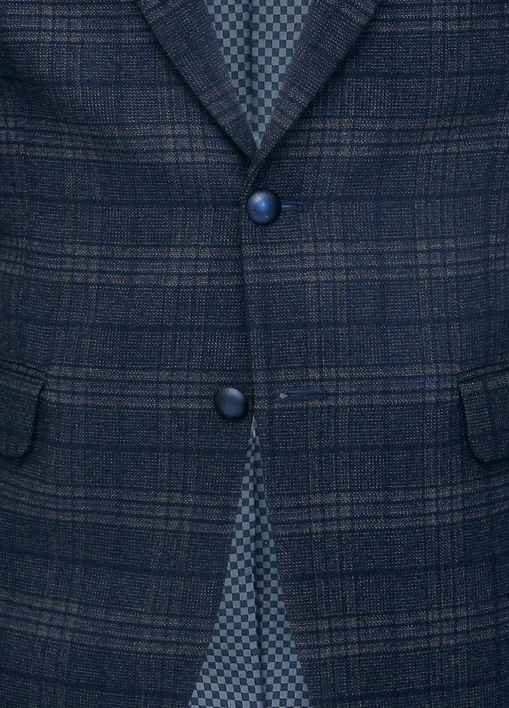 Stylish Garments Checkered Mens Coat - CC-03