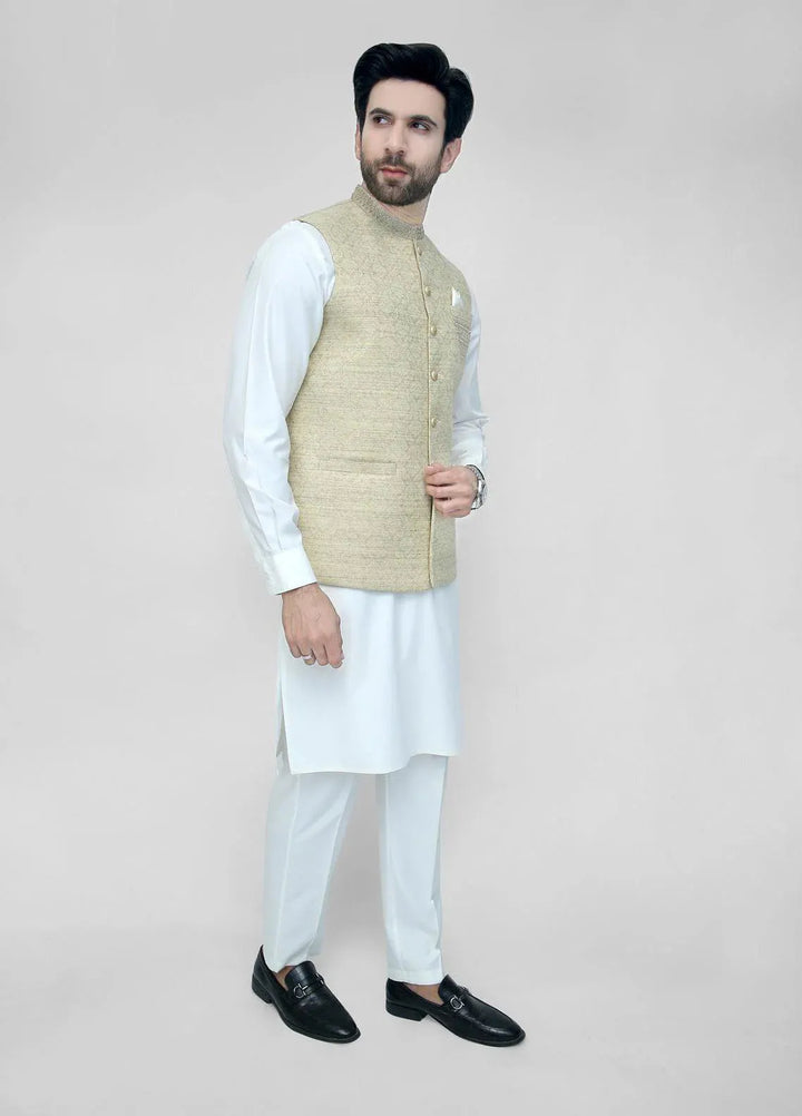 Stylish Garments Embroidered Mens Waistcoat - WO-2084