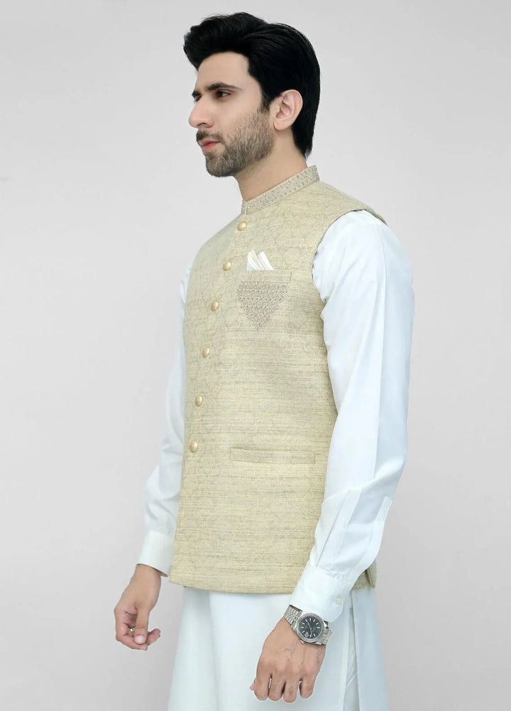 Stylish Garments Embroidered Mens Waistcoat - WO-2084