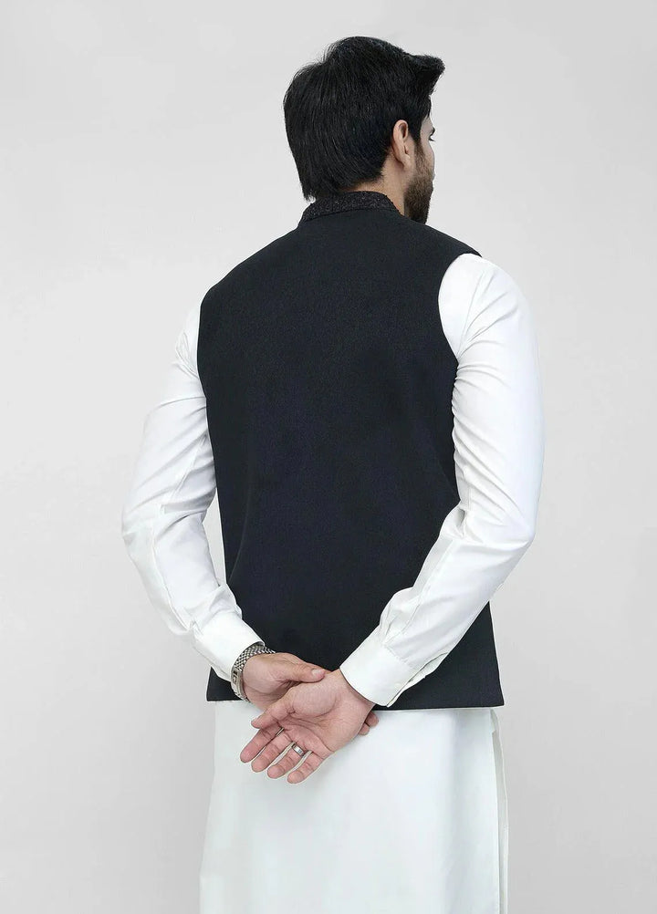 Stylish Garments Embroidered Mens Waistcoat - WO-2087