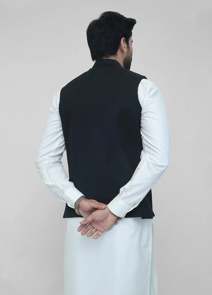 Stylish Garments Embroidered Mens Waistcoat - WO-2089