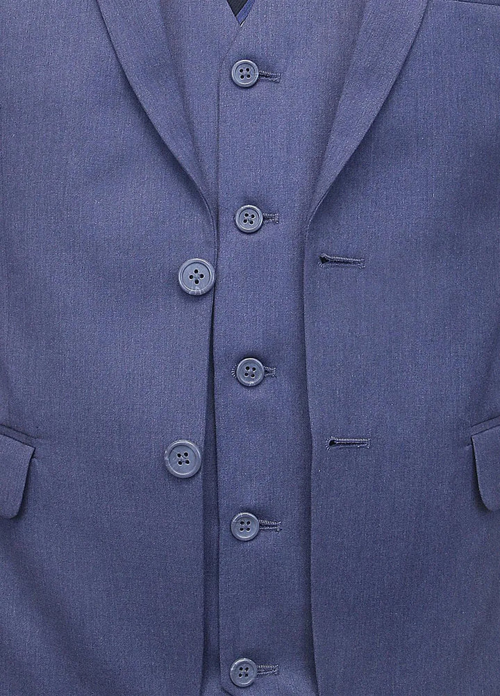 Stylish Garments Plain Formal Mens 3 Piece Suit - 3PS-04