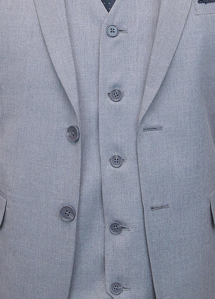 Stylish Garments Plain Formal Mens 3 Piece Suit - 3PS-05