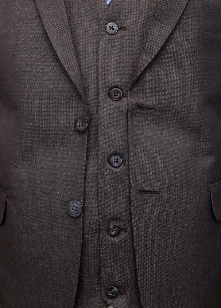 Stylish Garments Plain Formal Mens 3 Piece Suit - 3PS-07