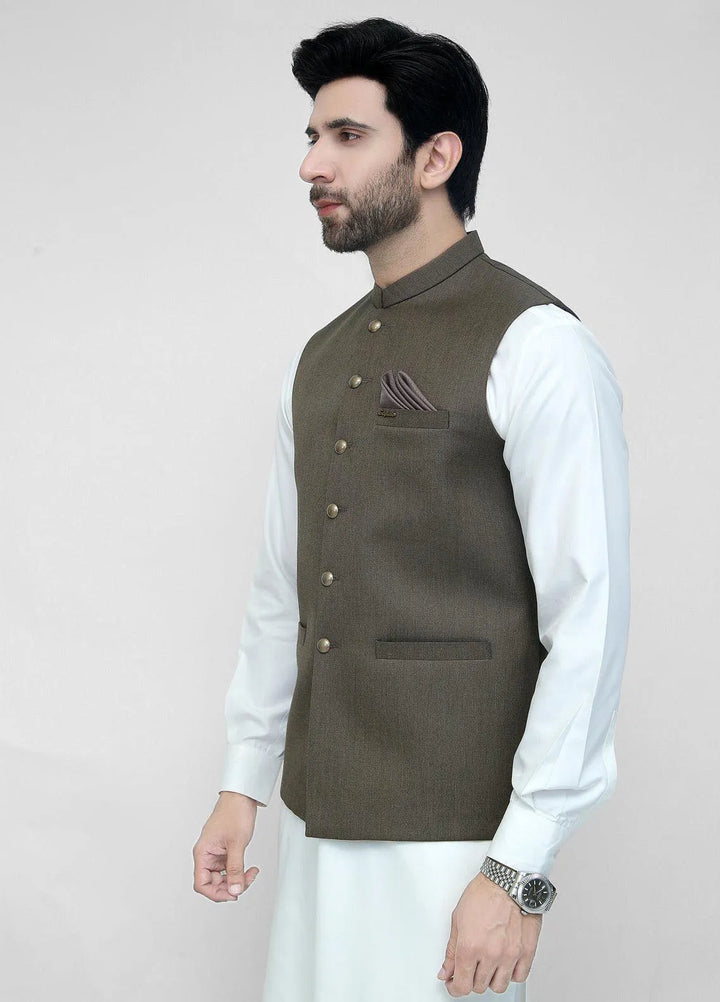 Stylish Garments Plain Mens Waistcoat - WO-2090