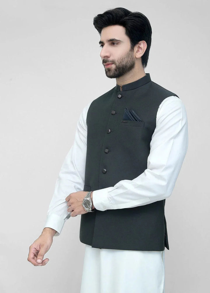 Stylish Garments Plain Mens Waistcoat - WO-2091
