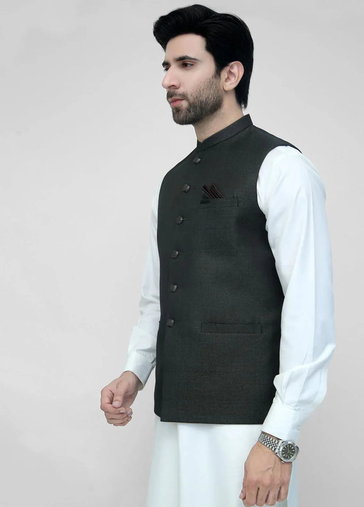 Stylish Garments Plain Mens Waistcoat - WO-2092