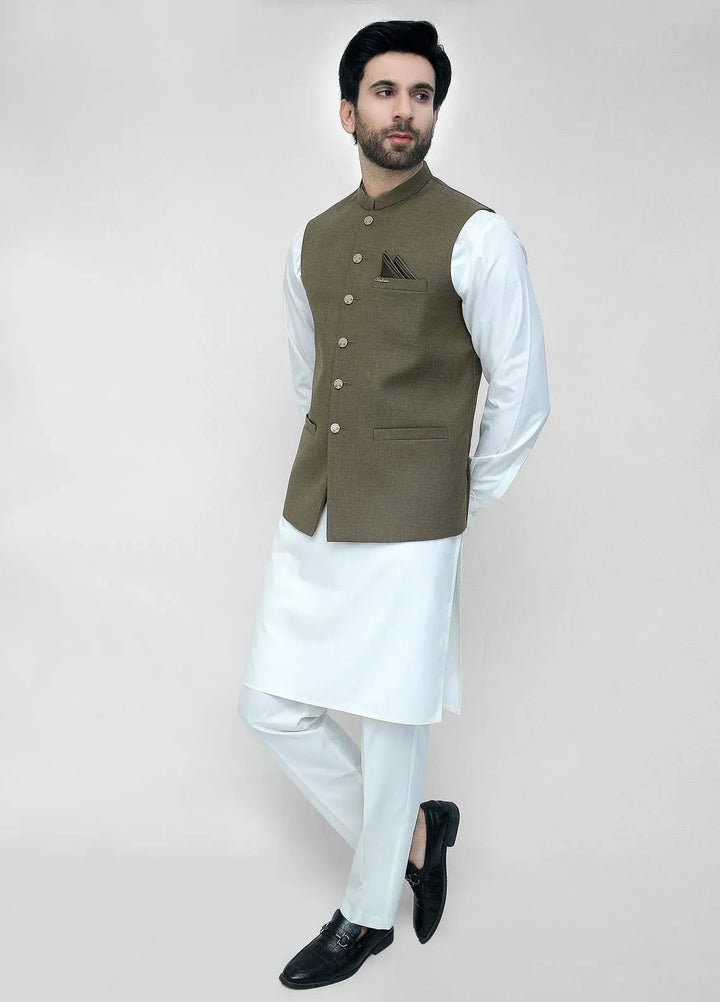 Stylish Garments Plain Mens Waistcoat - WO-2094