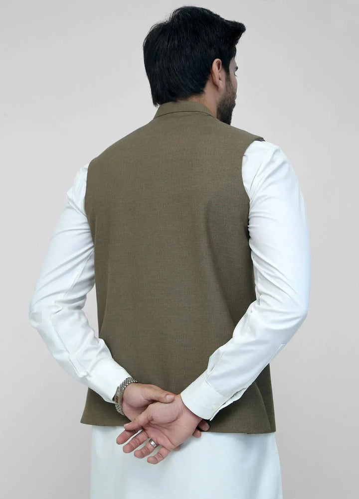 Stylish Garments Plain Mens Waistcoat - WO-2094
