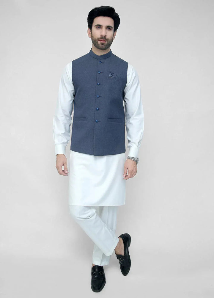 Stylish Garments Plain Mens Waistcoat - WO-2095