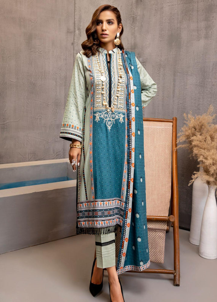 Subhhata Masakali by ZS Textiles Embroidered Lawn Suits Unstitched 3 Piece ZS21SM-2 D-05 - Summer Collection