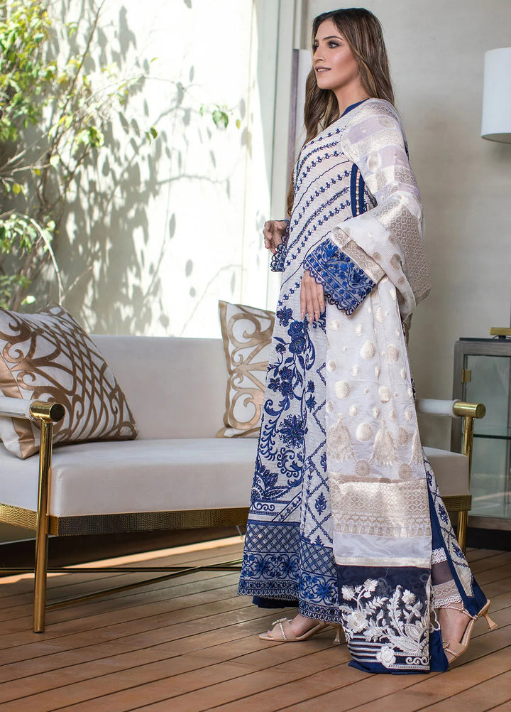 SUH by Zunuj Embroidered Khaddi Silk Suits Unstitched 3 Piece ZJ24SUH SUH05 - Luxury Collection