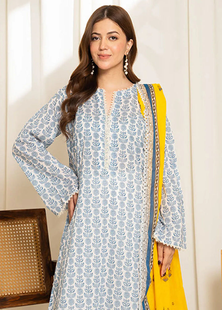 Sule by Coco Zara Shahjahan Printed Lawn Unstitched Suits 3 Piece CZS25SL D-11 - Summer Collection
