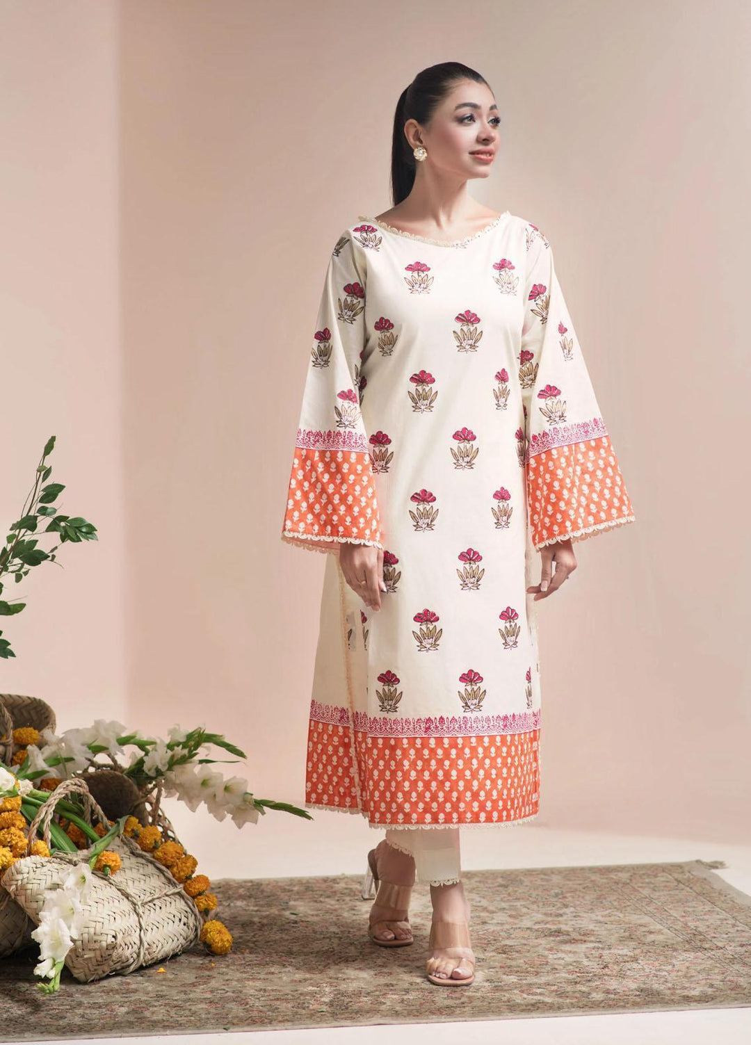 Sultanam Casual Pret Cotton 2 Piece Dress SUL23RTW Malika